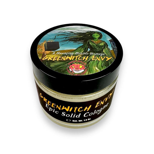 Greenwitch Envy Solid Cologne | Contains Prickly Pear Oil | A Truly Haunting Homage! - Phoenix Artisan Accoutrements