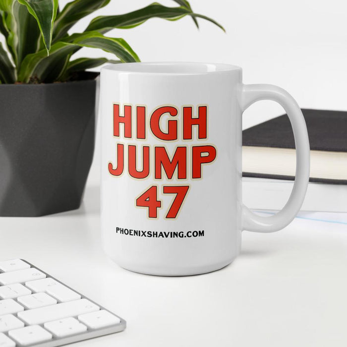 High Jump 47 Coffee Mug | Available in 2 Sizes! - Phoenix Artisan Accoutrements