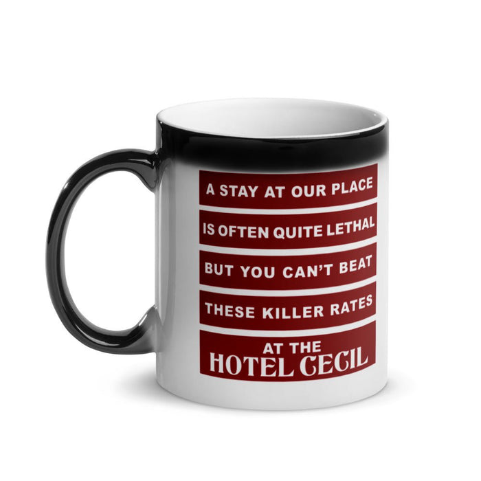 Hotel Cecil Glossy Magic Coffee Mug - Phoenix Artisan Accoutrements