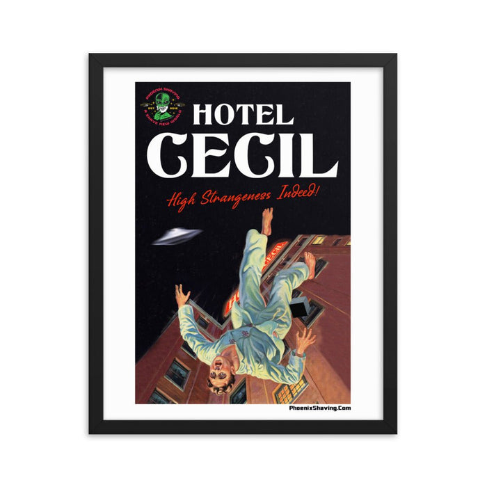 Hotel Cecil "High Strangeness Indeed" Framed Print | Available in 6 Sizes - Phoenix Artisan Accoutrements