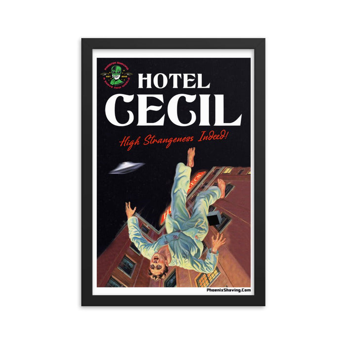 Hotel Cecil "High Strangeness Indeed" Framed Print | Available in 6 Sizes - Phoenix Artisan Accoutrements