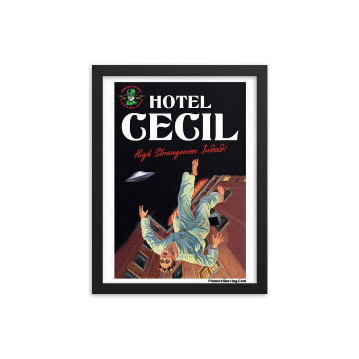 Hotel Cecil "High Strangeness Indeed" Framed Print | Available in 6 Sizes - Phoenix Artisan Accoutrements