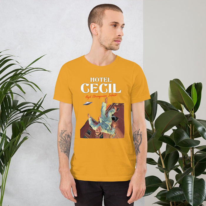 Hotel Cecil "High Strangeness Indeed" Short-Sleeve Unisex T-Shirt - Phoenix Artisan Accoutrements