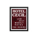 Hotel Cecil Rates Framed Print | Available in Multiple Sizes! - Phoenix Artisan Accoutrements