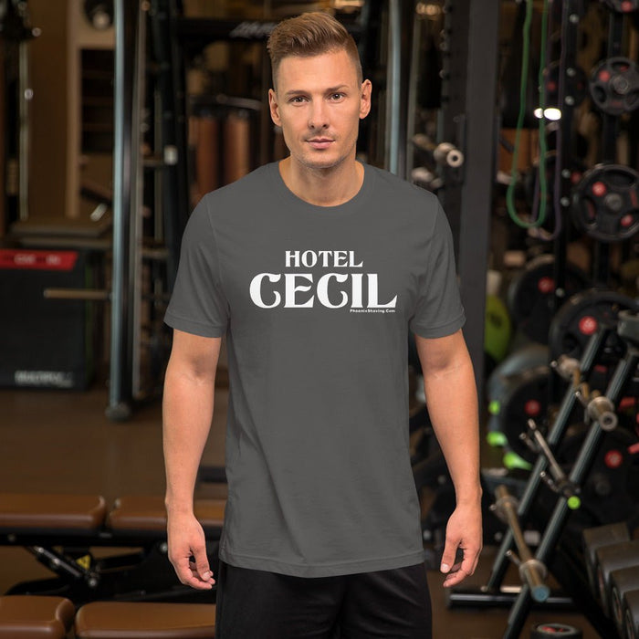 Hotel Cecil Short-Sleeve Unisex T-Shirt - Phoenix Artisan Accoutrements