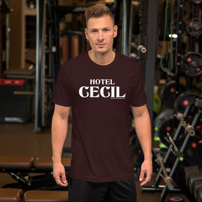 Hotel Cecil Short-Sleeve Unisex T-Shirt - Phoenix Artisan Accoutrements