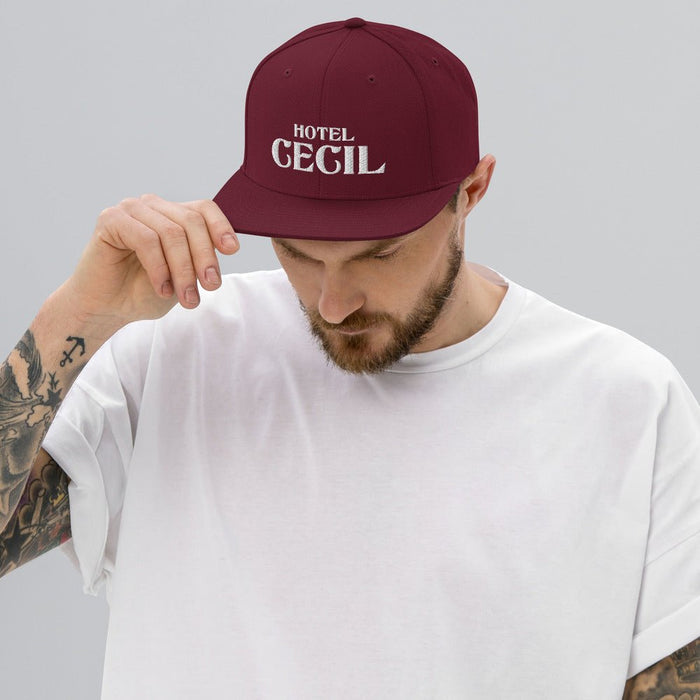 Hotel Cecil Snapback Hat - Phoenix Artisan Accoutrements