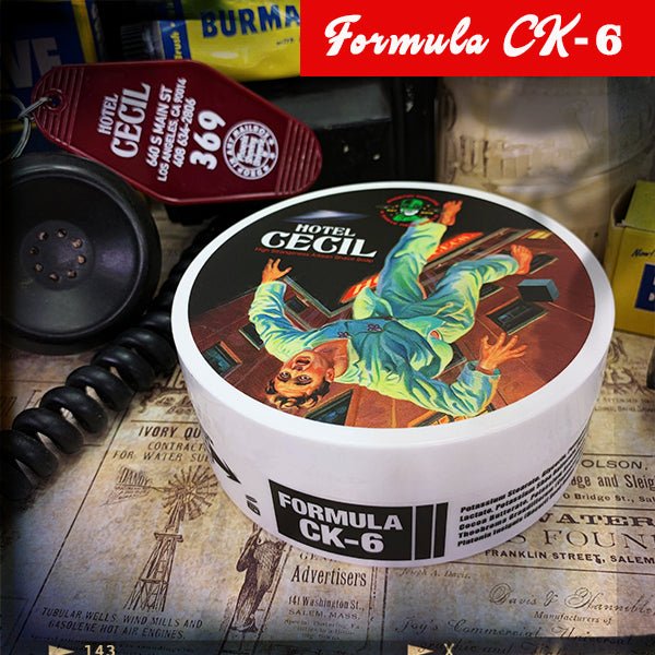 Hotel Cecil Ultra Premium CK-6 Formula Artisan Shave Soap | Homage To The Original Burma Shave - Phoenix Artisan Accoutrements