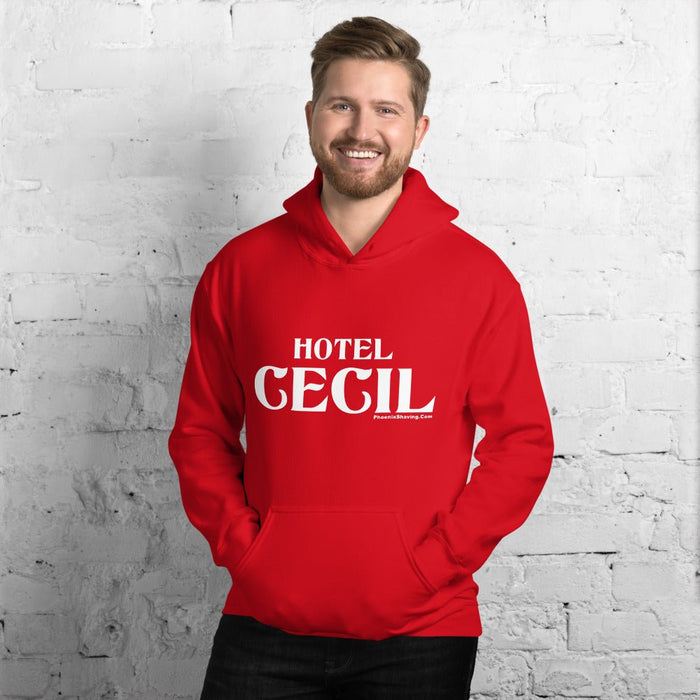 Hotel Cecil Unisex Hoodie - Phoenix Artisan Accoutrements