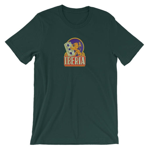 IBERIA Vintage DE Blade Ad 1917 Short-Sleeve Unisex T-Shirt - Phoenix Artisan Accoutrements