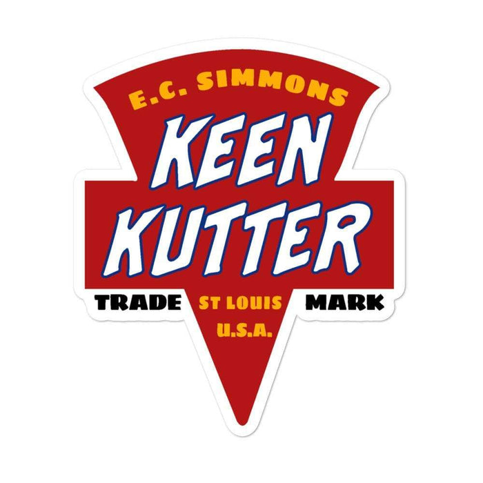 Keen Kutter Vinyl Sticker | 3 Sizes - Phoenix Artisan Accoutrements