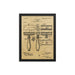 King C Gillette Patent Drawing 1904 Framed Print - Phoenix Artisan Accoutrements