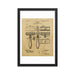 King C Gillette Patent Drawing 1904 Framed Print - Phoenix Artisan Accoutrements