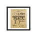 King C Gillette Patent Drawing 1904 Framed Print - Phoenix Artisan Accoutrements