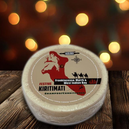 Kiritimati Conditioning Shampoo Puck | A Masculine Holiday Favorite - Phoenix Artisan Accoutrements