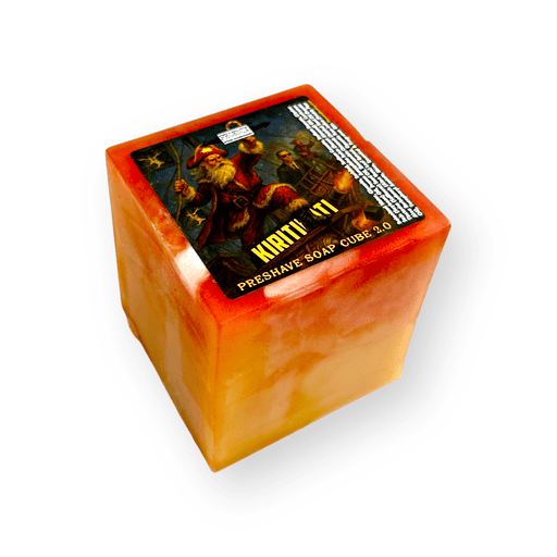 Kiritimati CUBE! 2.0 Preshave Soap | A Festive, Masculine Holiday Bay Rum! - Phoenix Shaving