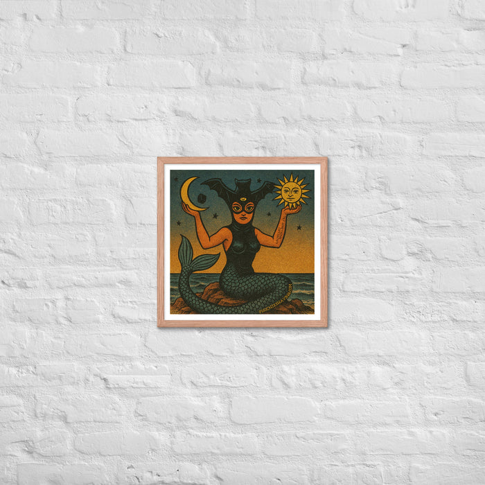 La Sirena Alternate Art Framed Print | Available in Multiple Sizes - Phoenix Artisan Accoutrements