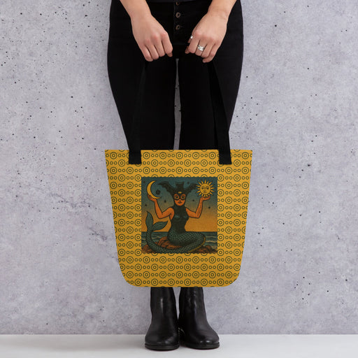 La Sirena Tote Bag | Choose From 3 Different Strap Colors - Phoenix Artisan Accoutrements