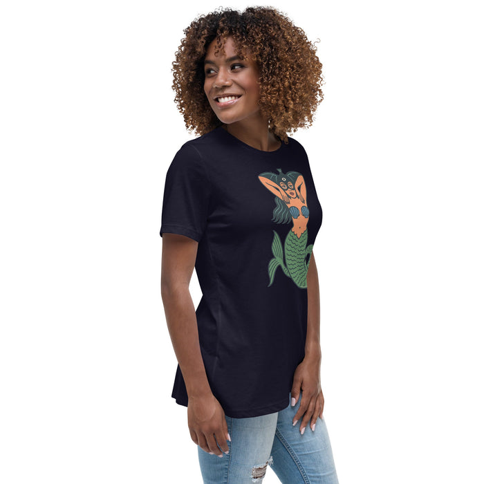 La Sirena Women's Relaxed T-Shirt | Available In Multiple Colors - Phoenix Artisan Accoutrements