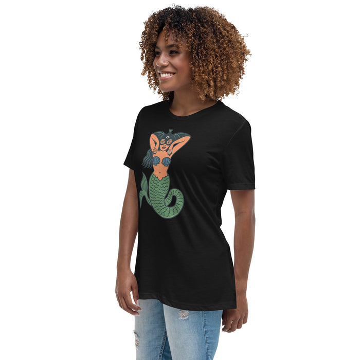La Sirena Women's Relaxed T-Shirt | Available In Multiple Colors - Phoenix Artisan Accoutrements