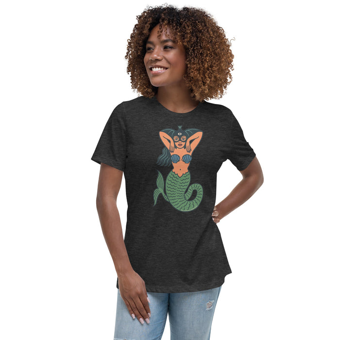 La Sirena Women's Relaxed T-Shirt | Available In Multiple Colors - Phoenix Artisan Accoutrements
