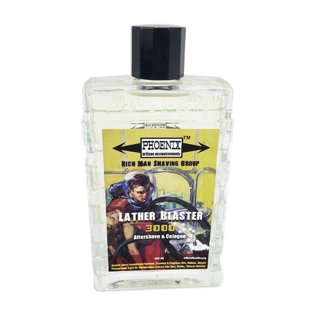 Lather Blaster 3000 Aftershave & Cologne | Deep Barbershop | *Recalibrated* | 100 ml (3.4 fl oz) - Phoenix Artisan Accoutrements