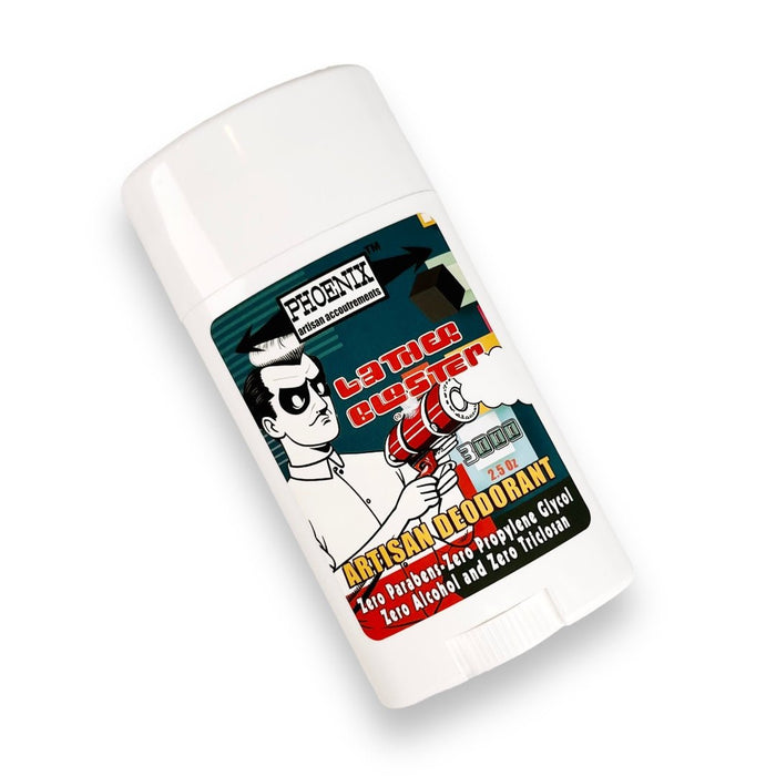 Lather Blaster 3000 Natural Deodorant | Deep Barbershop | *Recalibrated* | Sport Strength - Phoenix Artisan Accoutrements