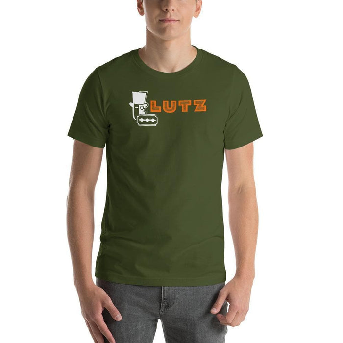 LUTZ Short-Sleeve Unisex Wet Shaving T-Shirt - Vintage Design - Phoenix Artisan Accoutrements