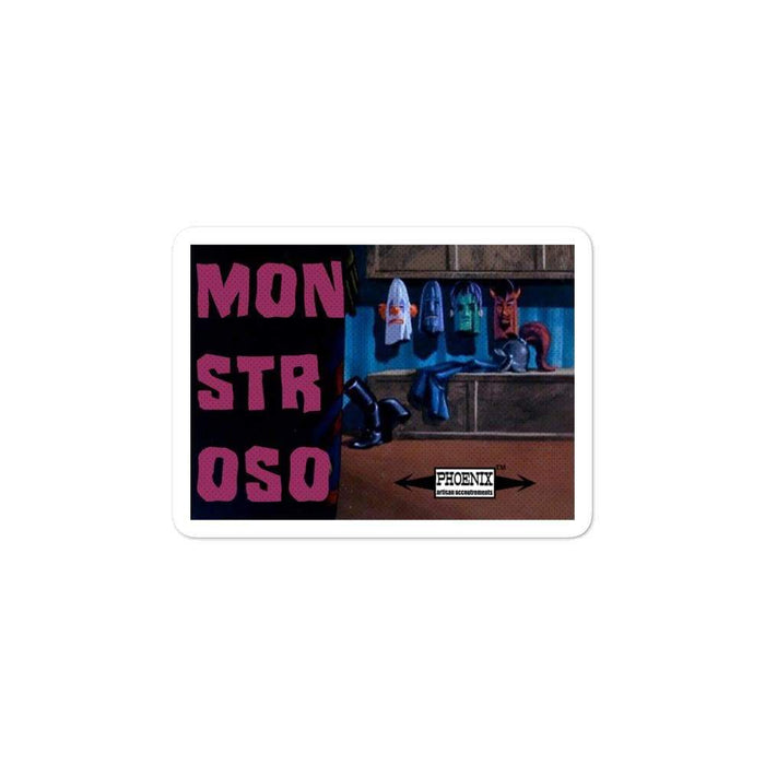 Monstroso Vinyl Bubble-Free Stickers | Available in 3 Sizes - Phoenix Artisan Accoutrements