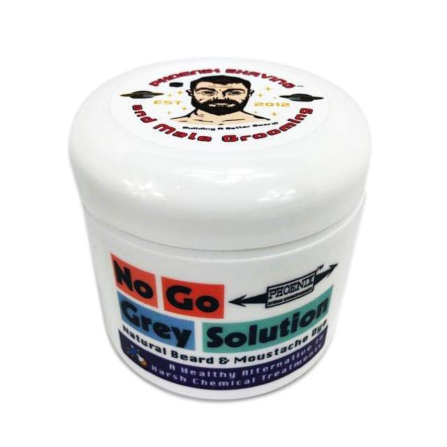 No Go Grey Solution - All Natural Beard, Goatee & Moustache Dye - Phoenix Artisan Accoutrements