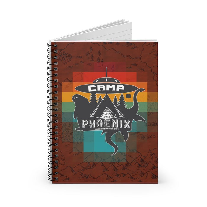 Official Camp Phoenix Spiral Notebook | 6x8 Ruled Line - Phoenix Artisan Accoutrements