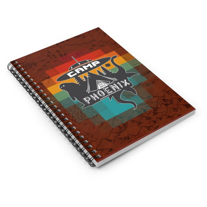 Official Camp Phoenix Spiral Notebook | 6x8 Ruled Line - Phoenix Artisan Accoutrements