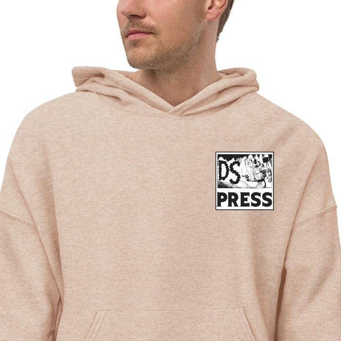 Official Dirty Smirk Press Embroidered Unisex Sueded Fleece Hoodie | Available in Multiple Colors! - Phoenix Artisan Accoutrements