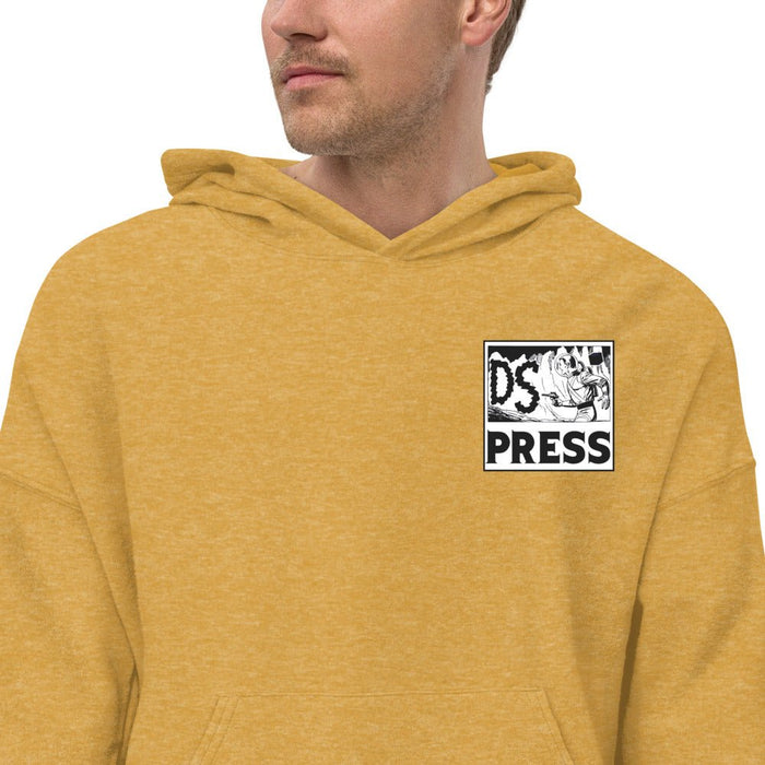 Official Dirty Smirk Press Embroidered Unisex Sueded Fleece Hoodie | Available in Multiple Colors! - Phoenix Artisan Accoutrements