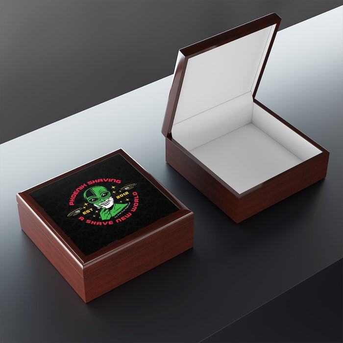 Official Phoenix Shaving Alien Blade Stash Box | Available in 3 Finishes! | Listing for 1 Box - Phoenix Artisan Accoutrements