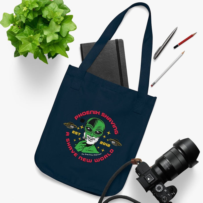 Official Phoenix Shaving Organic Canvas Tote Bag | Shaving Alien | Available in Multiple Colors! - Phoenix Artisan Accoutrements