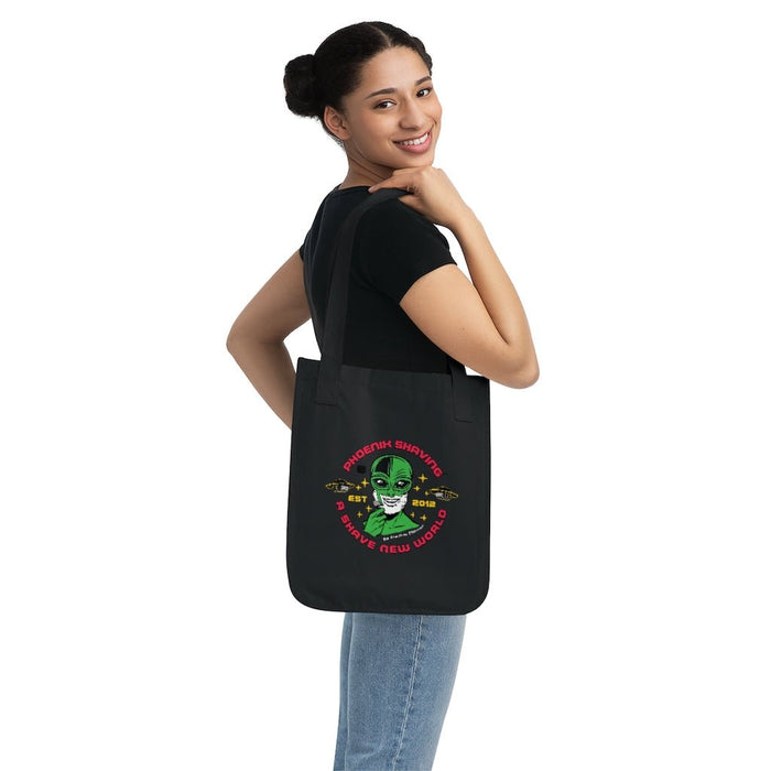 Official Phoenix Shaving Organic Canvas Tote Bag | Shaving Alien | Available in Multiple Colors! - Phoenix Artisan Accoutrements