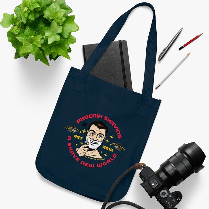 Official Phoenix Shaving Organic Canvas Tote Bag | Shaving Man | Available in Multiple Colors - Phoenix Artisan Accoutrements