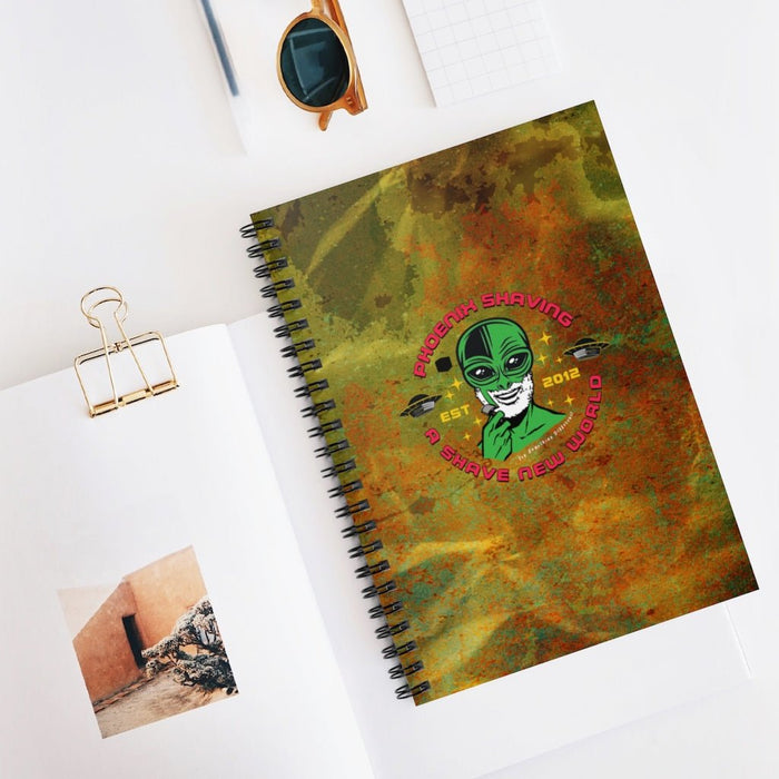 Official Phoenix Shaving Spiral Notebook | 6x8 Ruled Line - Phoenix Artisan Accoutrements