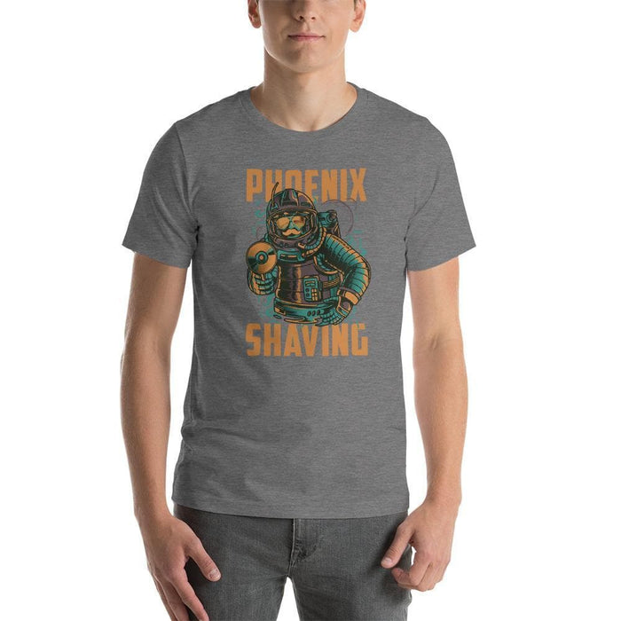 Phoenix Astronaut w/ Green Ray Short-Sleeve Unisex T-Shirt - Phoenix Artisan Accoutrements