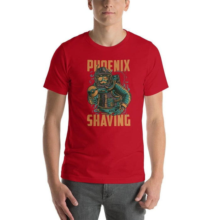 Phoenix Astronaut w/ Green Ray Short-Sleeve Unisex T-Shirt - Phoenix Artisan Accoutrements