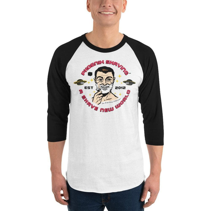 Phoenix Shaving Club 3/4 sleeve raglan shirt - Phoenix Artisan Accoutrements