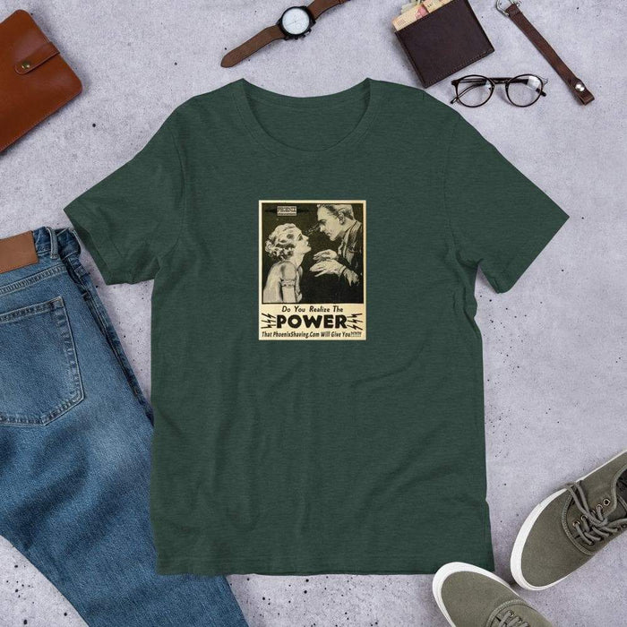 Phoenix Shaving Power Short-Sleeve Unisex T-Shirt - Phoenix Artisan Accoutrements