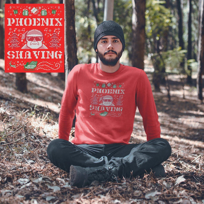 Phoenix Shaving Ugly Sweater Sweatshirt - Phoenix Artisan Accoutrements