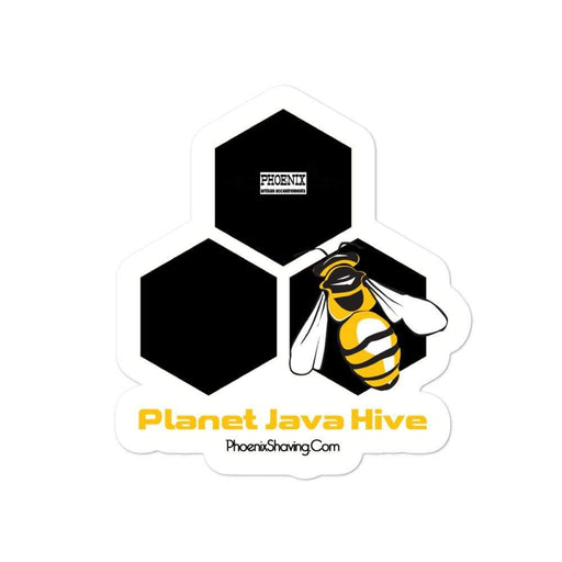 Planet Java Hive Vinyl Sticker | Available in 3 Sizes - Phoenix Artisan Accoutrements