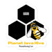 Planet Java Hive Vinyl Sticker | Available in 3 Sizes - Phoenix Artisan Accoutrements