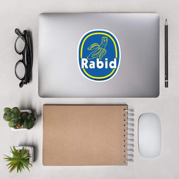 Rabid Banana Vinyl Sticker | Available in 3 Sizes - Phoenix Artisan Accoutrements