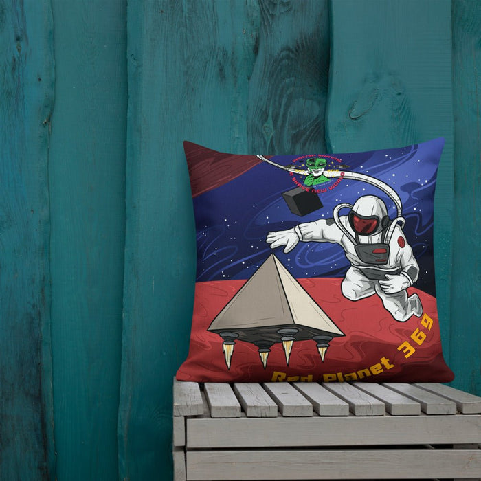 Red Planet 369 Epic Premium Man-Cave Pillow | Available in 2 Sizes! - Phoenix Artisan Accoutrements