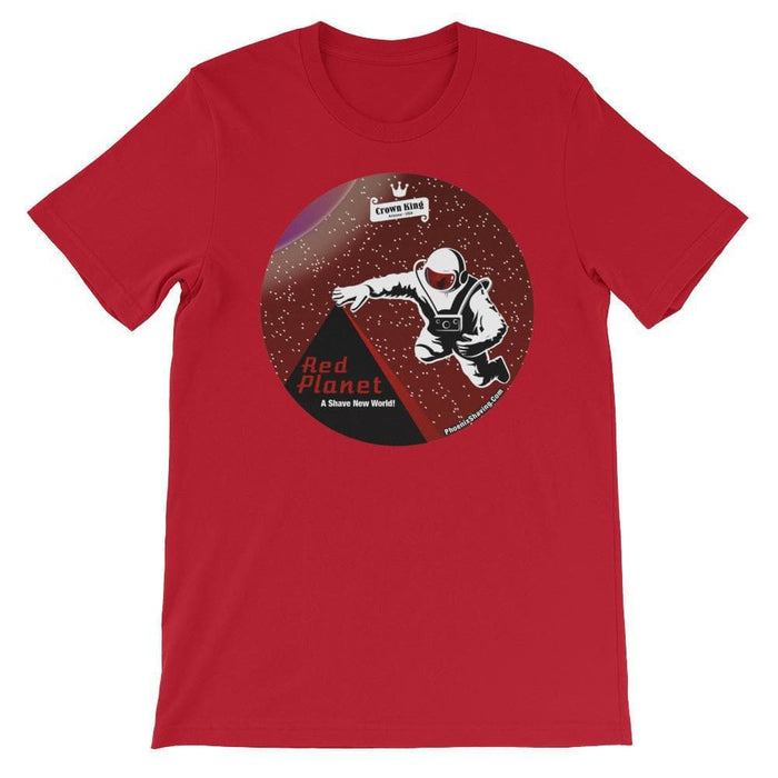 Red Planet Unisex Short Sleeve T-shirt | OG Design - Phoenix Artisan Accoutrements