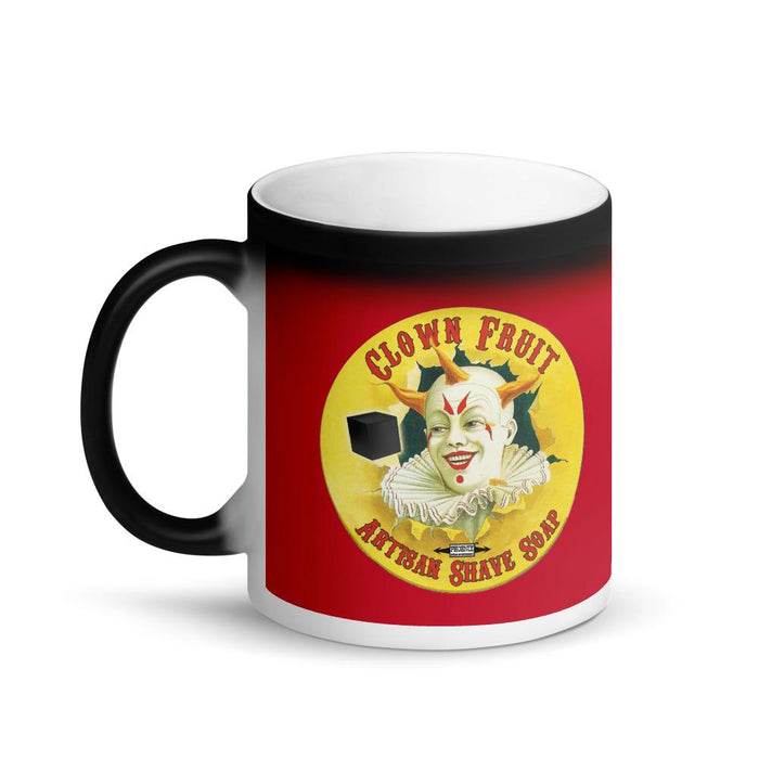 Return Of Clown Fruit Matte Black Magic Coffee Mug - Phoenix Artisan Accoutrements